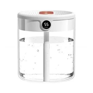 808 무소음 초음파 간편 통세척 이중 분사 무드등 대용량 가습기