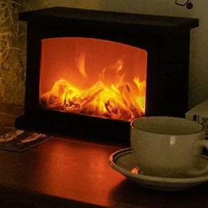 인테리어 led 불멍 무드등 휴대용 감성 무드등 건전지 벽난로 캠핑