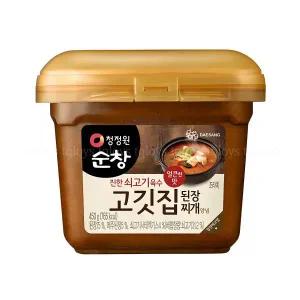 청정원순창 고깃집 된장찌개 양념 450g 1개
