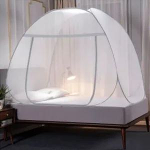 꿀잠타임 원터치 모기장(120x200cm) 방충망 모기망 모기장 침대모기장 모기장텐트