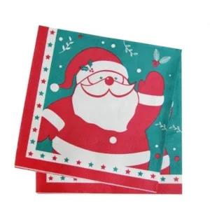 ( )산타 크리스마스냅킨 테이블 장식 데코 소품 파티 산타 장식 크리스마스_23852868