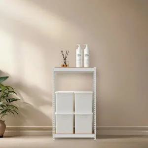 /비더블유아이 스피드랙 간편조립 수납선반 500x400x600 2단