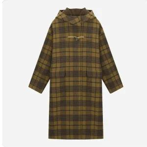 [써스데이아일랜드](T258MCT236W)체크 후드 더플 롱 코트