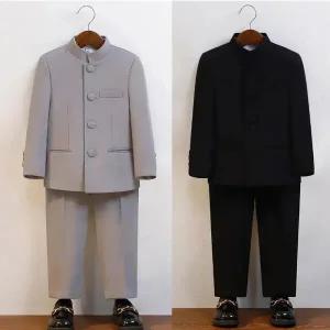 /교복몰 스탠드 4버튼 치파오넥 정장 턱시도 세트(자켓 셔츠