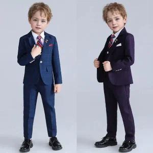 /교복몰 싱글버튼 윈도우페인 체크패턴 정장 턱시도 풀세트