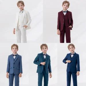 /교복몰 투버튼 클린컬러 정장 턱시도 풀세트(자켓 양장조끼