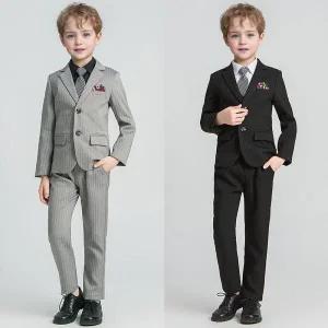 /교복몰 꼬마신사 정장 턱시도 풀세트(자켓 양장조끼 셔츠 타