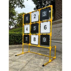 플라잉디스크 점수판 연습용 2디스크 다트 과녁 보니 투척 던지기 과녁판