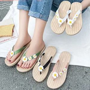 [엄지척]여자 VVUL2389 쪼리 꽃무늬 슬리퍼 휴양지 비치패션 관광지