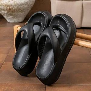 [엄지척]여성 DLGD2475 쪼리 통굽 플랫폼 여름 키높이 슬리퍼 2컬러