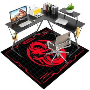 하드우드 바닥용 사무용 의자 매트: 63인치 x 51인치 초대형 매트, 및 타일 바닥에 적합하며 사무실, 게임룸 가정 내 롤링 의자를 위한 튼튼한 보호 패드