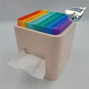 편리한 두루마리 휴지 케이스 핑크색 심플 두루마리휴지케이스 두루마리화장지케이스