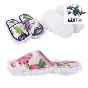 편리한 청소 슬리퍼 극세사 양말형 색상랜덤 탈부착 청소용실내화 걸레슬리퍼 신발걸레