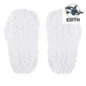 다용도 극세사 청소 패드 리필용 탈부착 세척 탈부착 청소용실내화 걸레슬리퍼 신발걸레