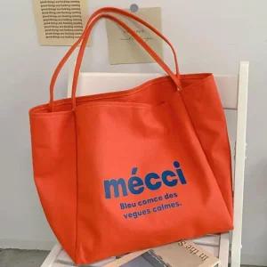 [라일리] Rly 가방 보부상 빅 백 오렌지 데일리 쇼퍼 여성 숄