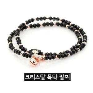 크리스탈 목탁 팔찌 선택 12간지팔찌 액운방지 염주