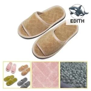 푹신한 극세사 청소 슬리퍼 265mm 색상랜덤 사무실 거실화 실내슬리퍼 거실슬리퍼