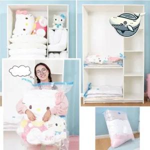 여행용 의류 압축 보관백 다용도 이불 수납 팩 이불압축팩 압축팩 의류압축팩 옷정리