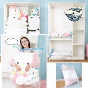 효율적인 공간활용 압축보관팩 여행용 옷정리함 이불압축팩 압축팩 의류압축팩 옷정리