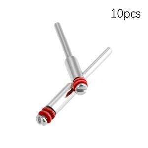 10개입 폴리싱 맨드렐 드레멜 액세서리 2.35mm 폴리시 휠 커팅  컷오프 홀더 로터리 핸드피스 주얼리 제작