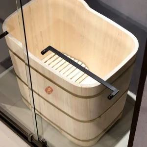 나무욕조 목욕 자쿠지 원목 가정용 온천 반신욕