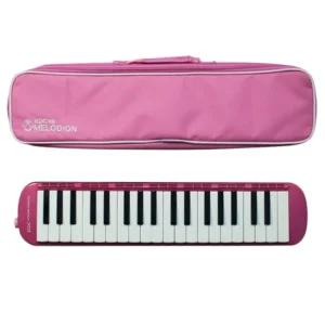 핑크색 교육용 HDC 영창 멜로디언 37건반 멜로디온 케이스포함 유치원 초등 음악 교구 어린이 멜로디혼 학