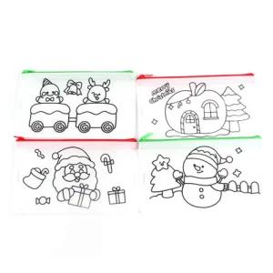 133A,E11] 1000 크리스마스 팬시피아 DIY 필통 파우치 (12개세트)