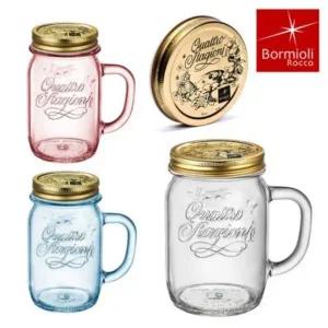 보르미올리 유리병 드링킹자 과일청 홈카페유리컵