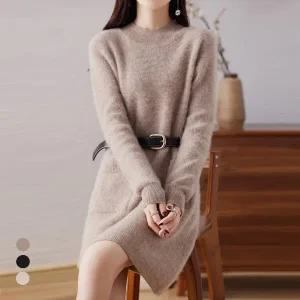 클라셰 포켓데일리니트원피스+벨트SET_B5W0479