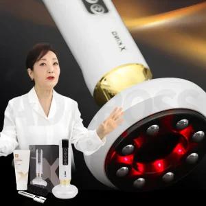 엑스킹 EMS 진공 흡입 온열 마사지기 무선 충전식 전동 저주파 찜질 부항 괄사 흡입 마사지 마사지기 세트