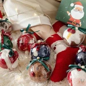 크리스마스 트리 오너먼트 장식 DIY 수면 양말 세트 2SET 데코 만들기 꾸미기 소품 겨울 선물 템
