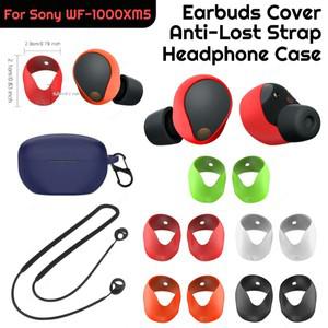 소니 호환호환 WF-1000XM5 헤드폰용 실리콘 이어 팁 커버 액세서리 미끄럼 방지 버드 팁 5 색 보호 쌍