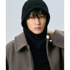 램스울 니트 바라클라바 블랙 402385