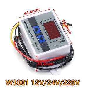 디지털 제어 온도 마이크로 컴퓨터 조절기 스위치 온도계 W3001 12 V 24 220V