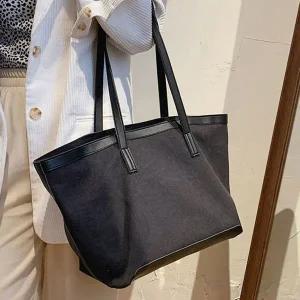 [콩심팥심]여성 빅 출근가방 쇼퍼백 심플가방 데일리 숄더