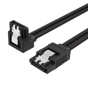 SSD HDD SATA 3.0 III 데이터 케이블-하드 디스크 드라이브 코드 Sata3 직선 직각 6Gb/s 마더보드 전송 어
