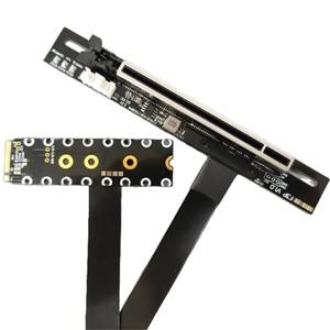 그래픽 카드 변환 케이블 NVMe 키 M-PCI-E 5.0x16 어댑터용 익스텐션 X16 90 앵글 라이저