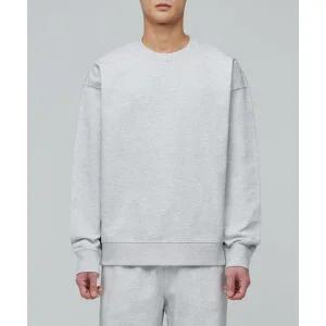 헤비웨이트 오버사이즈 스웨트셔츠 멜란지 라이트 그레이 402152
