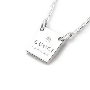 [구찌] YBB223514001 (223514 J8400 8106) 스퀘어 실버 목걸이