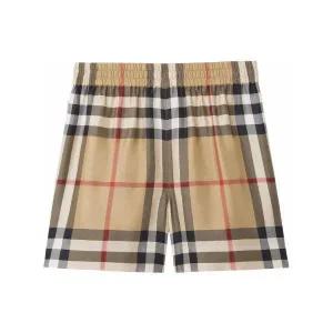 [버버리]271004 BURBERRY Checkered Silk Shorts (8052748) (체크 실크 쇼츠)