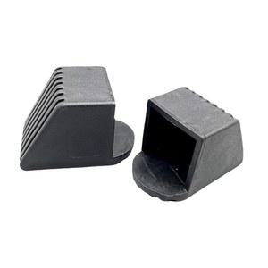 로커블 2피스 피트니스 장비 엔드 캡 체육관 고무 바닥 보호대 교체 사각형 커버