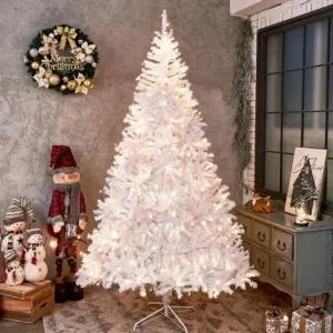 ( )트리 장식 240cm 나무 스카치 화이트 크리스마스 트리 홀로그램 인테리어 소품