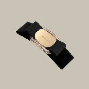 살바토레   34 0436 0780887  340436 780887) 바라 보우 뉴 플라크 바게트 크리스탈 헤어클립 1504702