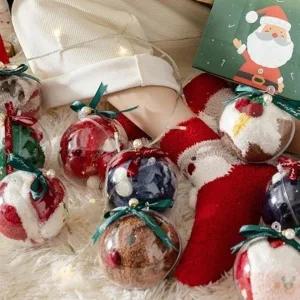 크리스마스 트리 오너먼트 장식 DIY 수면 양말 세트 2SET 데코 만들기 꾸미기 소품 겨울 선물 템