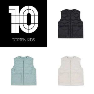 [롯데백화점]탑텐키즈 MKE4VP1521 남아) 기획 라이트웜 경량 베스트