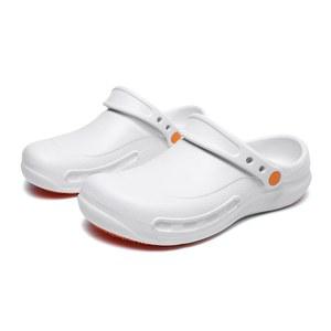 젠시우야 유니 논슬립 워크 셰프 슈즈 방수 클로즈드 토 키친 클로그 레스토랑 음식 서비스 가든 간호사 블랙