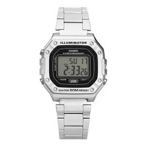 [카시오] 남녀공용 디지털 빈티지 클래식 메탈 손목 시계(W 218HD 1AVDF)