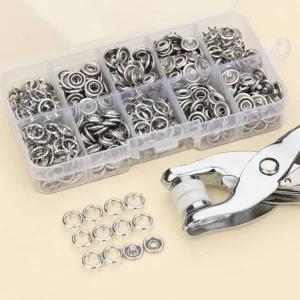 [콩심팥심]펀칭기 가시단추 세트 만능 수선 셀프 간편