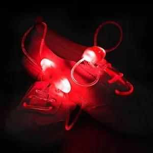 [룽스]LED 신발끈 레드 운동 유연한 등산