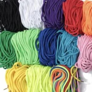 [룽스]면둥근것 하늘 어린이신발끈 예쁜운동화끈